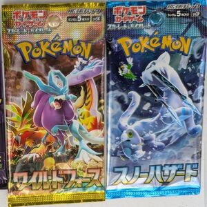 Japanese Pokemon Trading Card Booster Packs